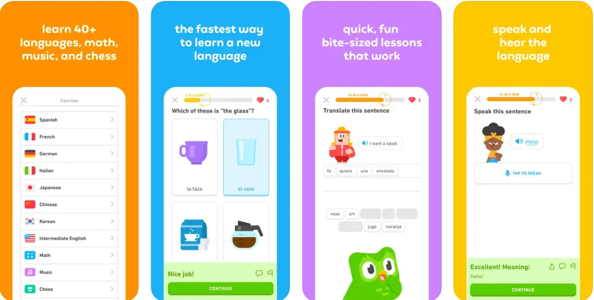 Duolingo Education app